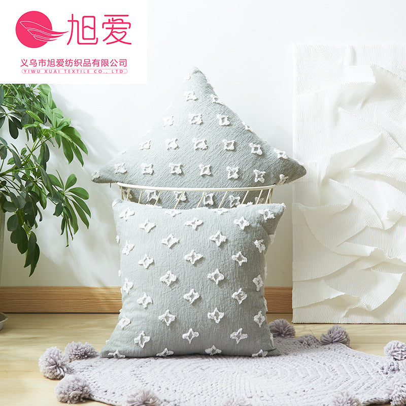 Wholesale tufted star Pillow sofa cushion cover does not contain core
